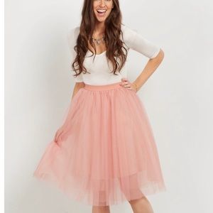 Pink Blush Maternity tutu in size large